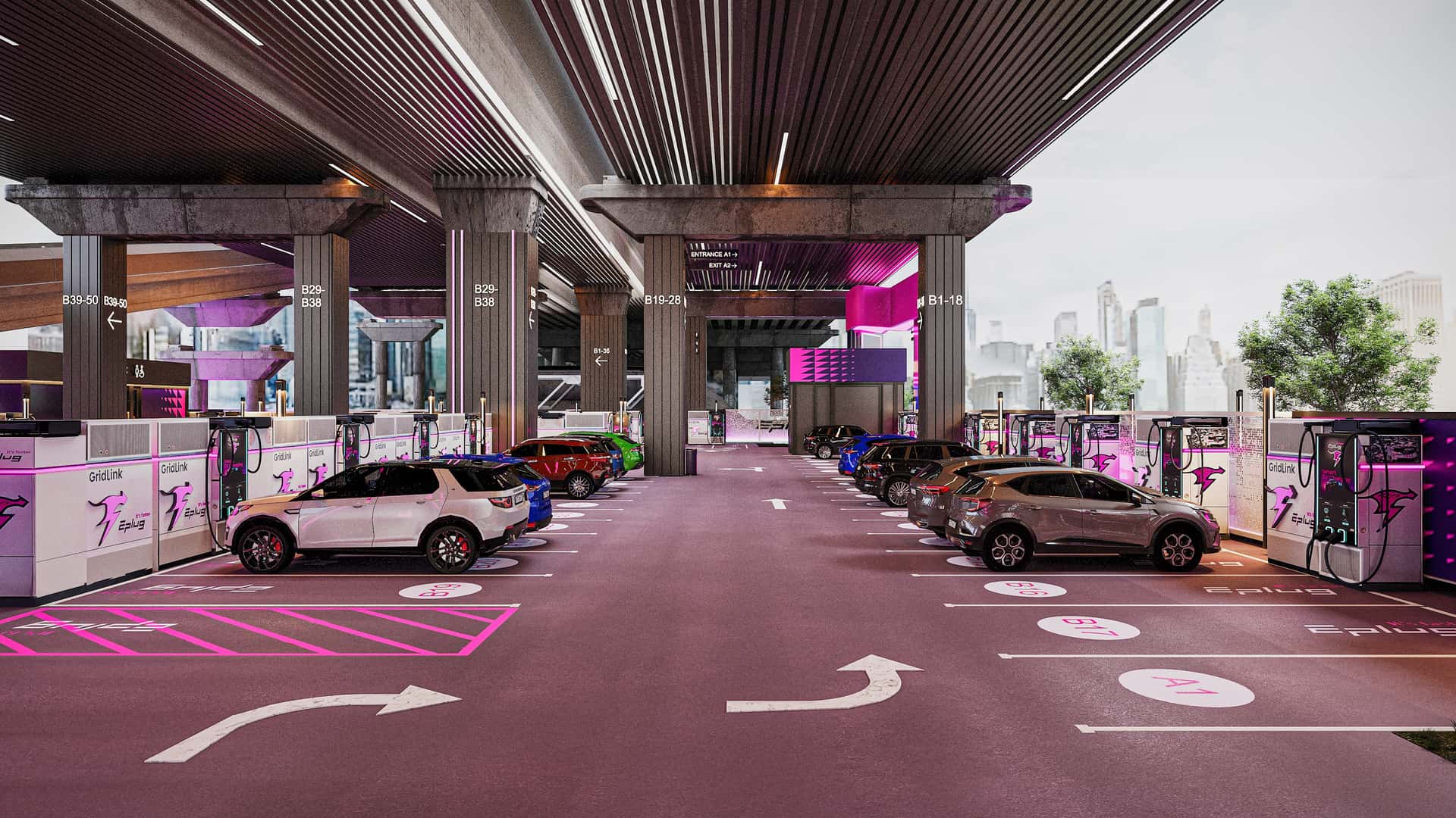 This Huge EV Charging Hub In NYC Will Run On Batteries