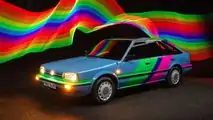 Nissan Bluebird one-off EV conversion with Leaf EV powertrain