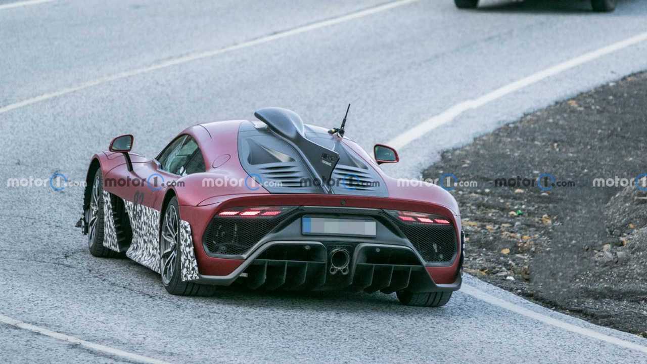 Photo espion arrière Mercedes-AMG One