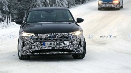 Audi E-Tron facelift spy photos