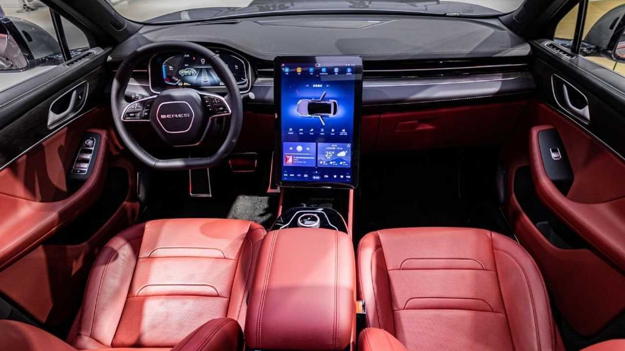 Interior Seres SF5 untuk pasar Cina
