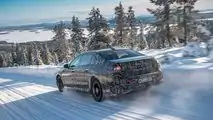 BMW i7 2023 en Arjeplog, Suecia