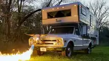 1968 Chevrolet C20 Flame-Throwing Pickup Camper