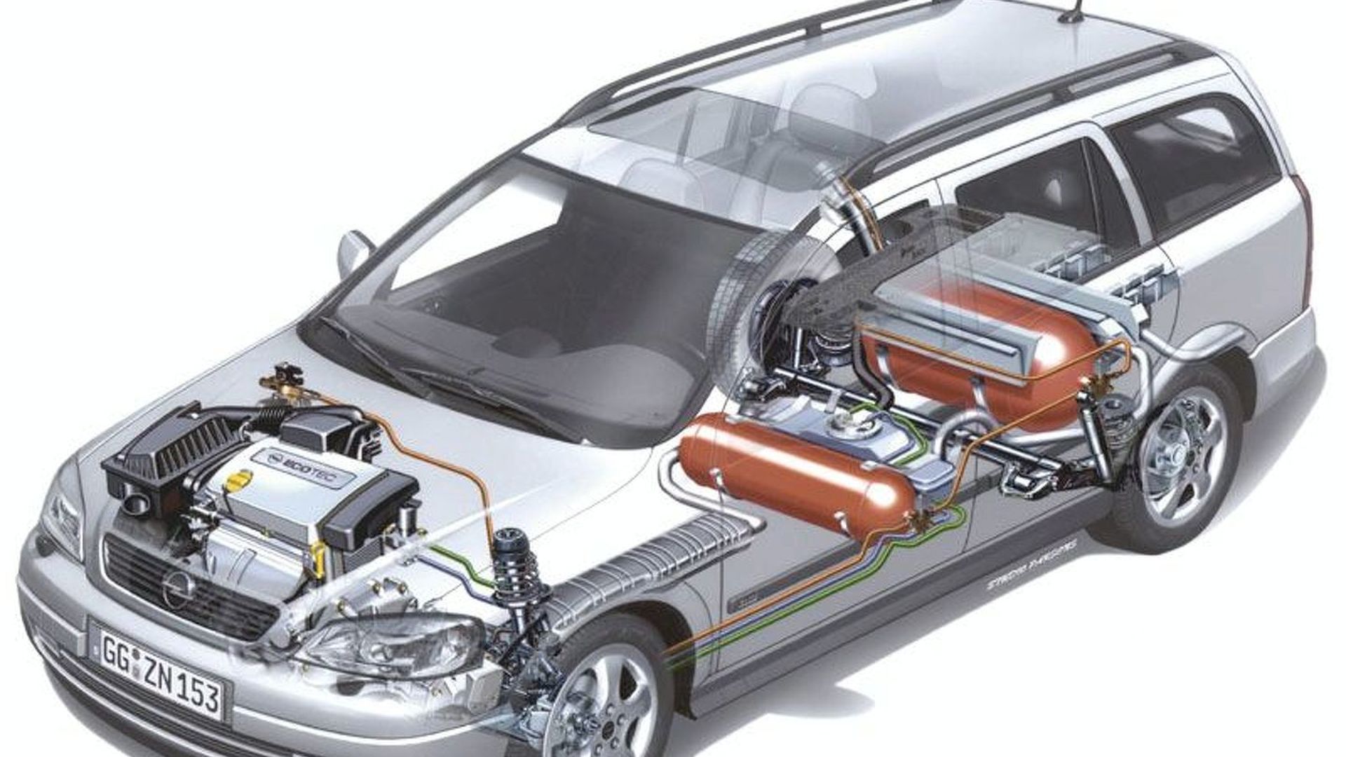 Opel Astra Station Wagon 1 6 Cng