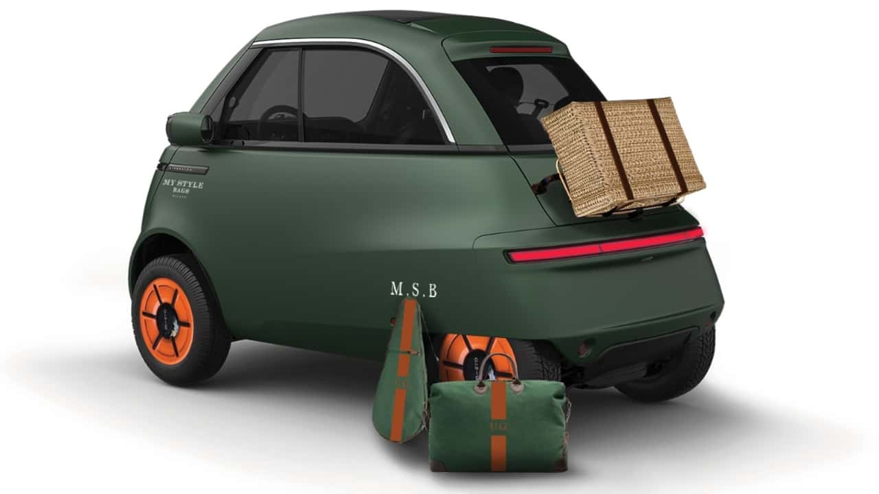 Microlino My Style Bags: la microcar diventa un accessorio di lusso