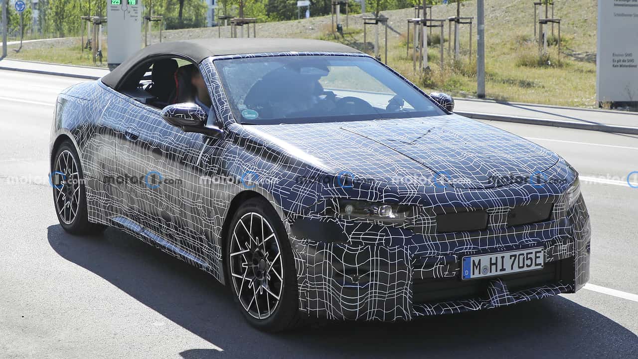 BMW i4 Cabriolet (2028) Erlkönig