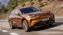 Porsche Cayenne Electric (2026) in Madeiragoldmetallic: Das Exterieur