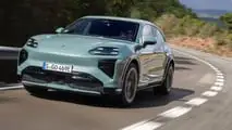 Porsche Cayenne Turbo Electric (2026) in Mysticgrünmetallic: Das Exterieur