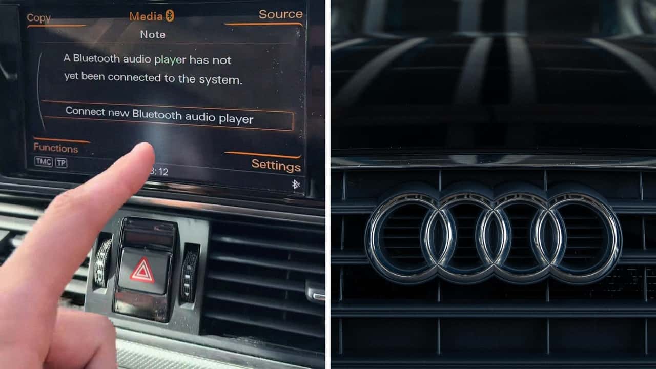 Driver Gets Into Audi