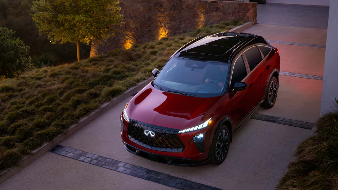 Klipsch premium audio headrest speakers in the 2027 INFINITI QX65 interior