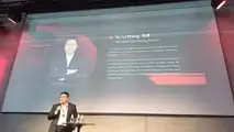 A bateria de estado semissólido da MG foi apresentada em Stockstadt am Rhein por Li Zhang
