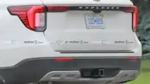 2024 Ford Explorer Active Rear View Spy Photo