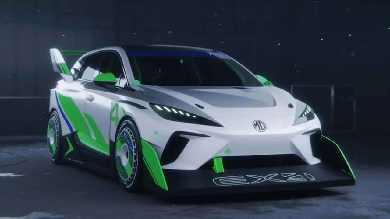 MG zeigt in Goodwood stark verspoilerte MG4-Studie 
