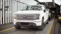Ford F-150 Lightning production restart at Rouge Electric Vehicle Center on August 1, 2023