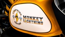 Cub House Honda Monkey Custom Lightning Edition - Tank Closeup