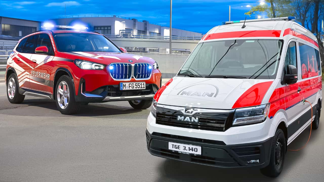 MAN und BMW auf der RETTmobil 2025