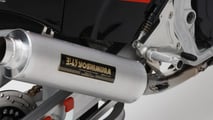 It gets a retro-style Yoshimura Cyclone muffler.