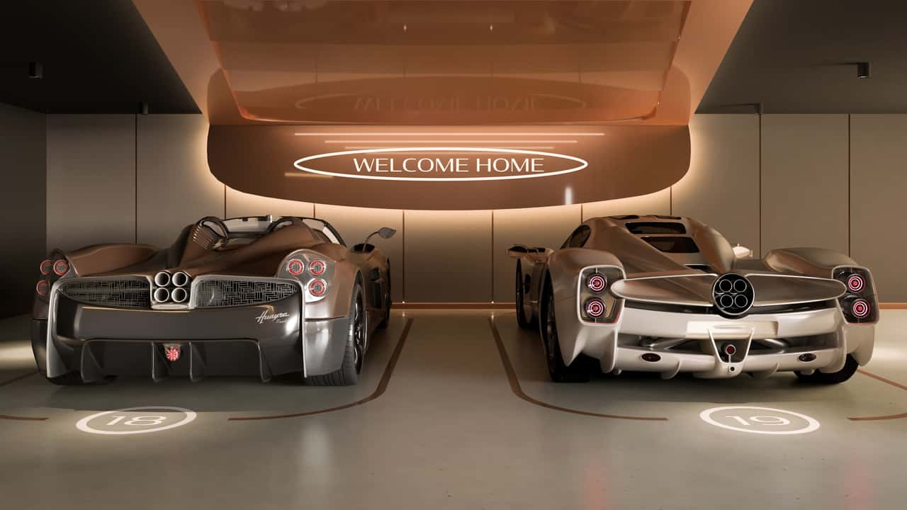 Il garage dei sogni firmato Pagani