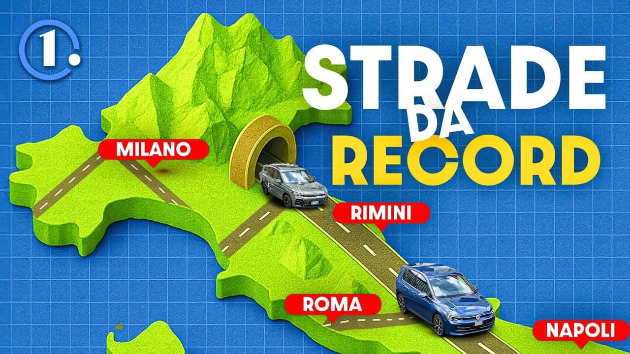 La prova del super ibrido Volkswagen sulle strade da record d'Italia