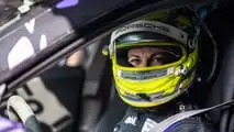 Gabriela Jílkova in the Porsche Cayenne Electric