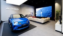 L'inauguration du salon Atelier Alpine A290