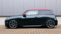 Mini Cooper SE mit H&R-Tieferlegungsfedern