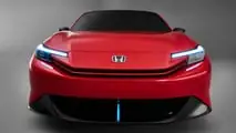 Honda Prelude concept in red