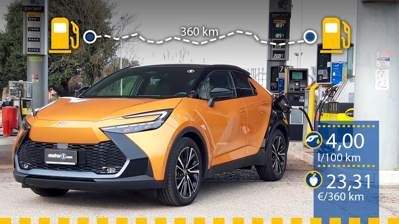 Toyota C-HR 200H prueba consumo