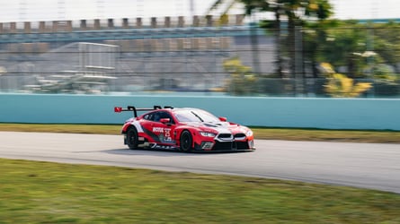 BMW M8 GTE Race Car At Homestead-Miami Speedway