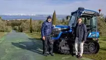 Luciano Spalletti e trattori Landini Trekker4