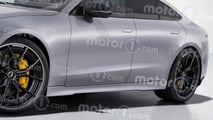 Mercedes-AMG GT Coupé4 EV (2026), Motor1.com render