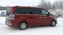 Makyajlı Mercedes-Benz EQV Casus Fotoğrafları