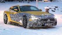 2023 Mercedes-AMG GT Coupe less camo spy photo