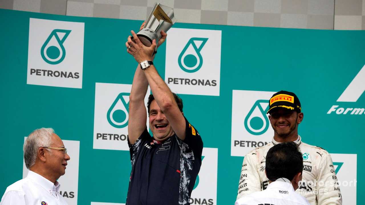 Dan Fallows at Malaysian GP 2017