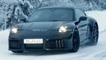 Porsche 911 (2024) als Erlkönig mit Facelift