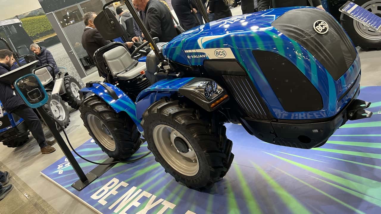 BCS e-Valiant: trattore isodiametrico elettrico