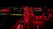 Light show Ferrari (2023), torre ex verniciatura