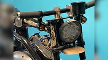 Singer Sewing Machine Minibike - Headlight Closeup
