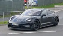 Porsche Taycan GT spy photo