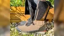 Gear Review - REV'IT! Discovery GTX Boots - Outside - Side View - Open
