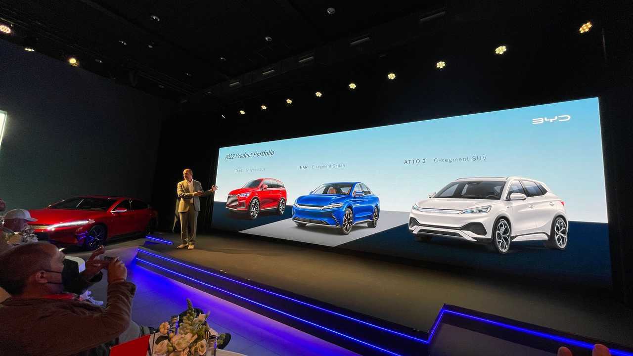 La presentazione di BYD in Europa