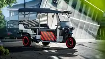 Conceito de tuk-tuk alimentado por baterias Audi de segunda mão