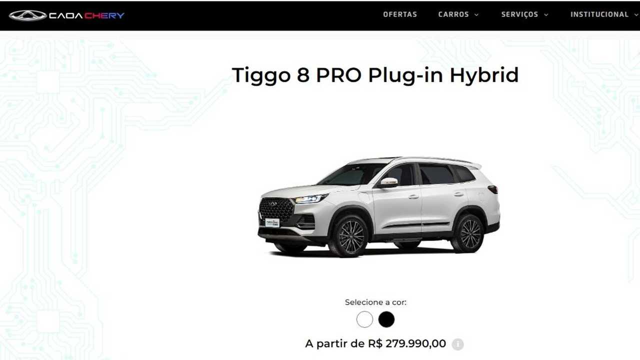 tiggo 8 hibrido preco
