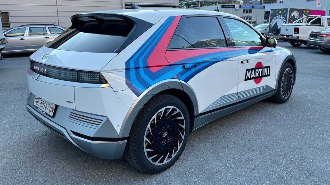 Hyundai Ioniq 5 con livrea Martini