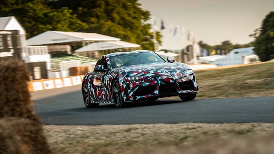 Toyota Supra A90 at Goodwood