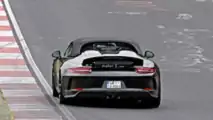 Porsche 911 Speedster Uncovered Spy Photos