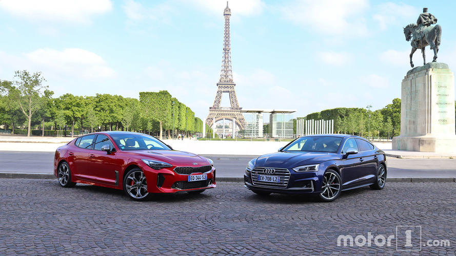 Essai comparatif - Kia Stinger GT / Audi S5 Sportback (2018)