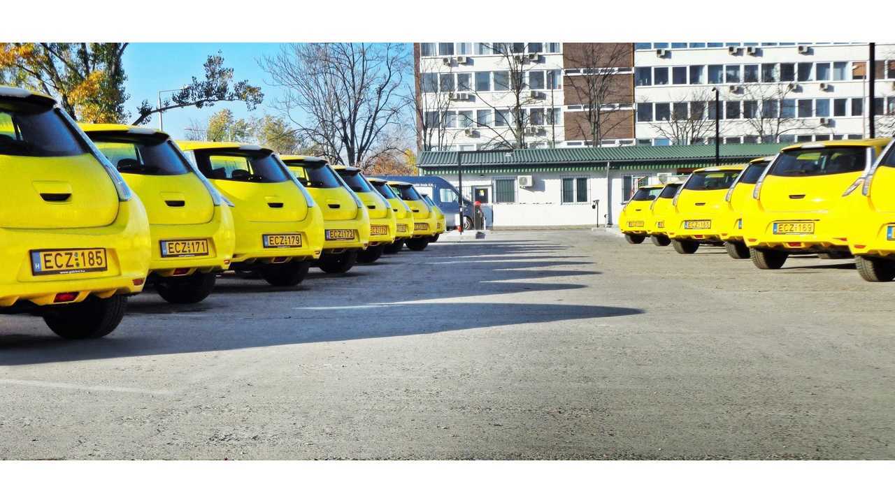 Nissan LEAF taxis