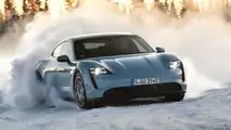 2020 Porsche Taycan 4S: Ice Driving