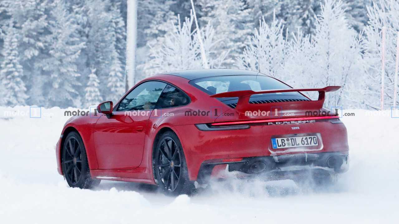 Porsche 911 Spied With Aero Pack